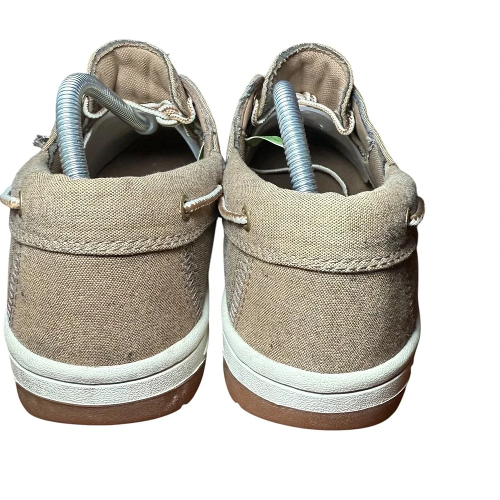 Timberland canvas boat